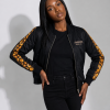 Retro Floral Bomber Jacket