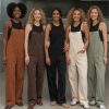 Relaxed Utility Linen Dungarees Collection
