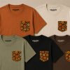 Plain T-shirt with Retro Pocket