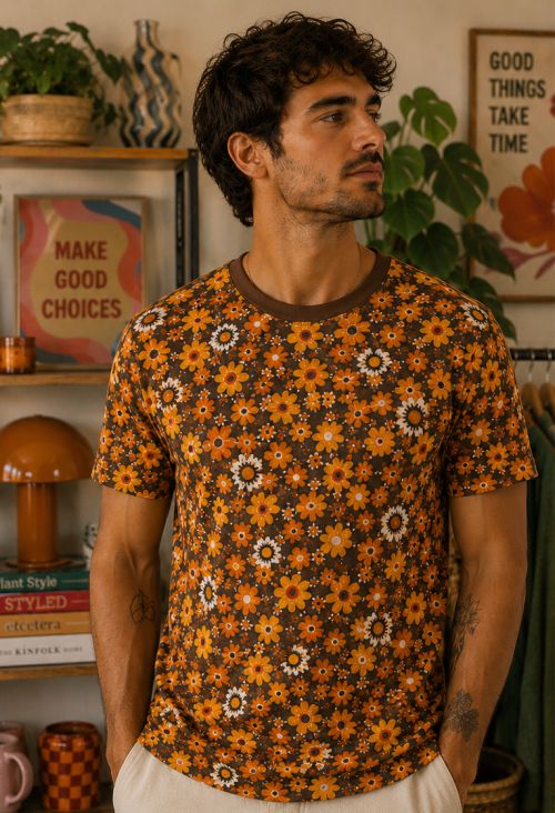 Retro Flower T-shirt