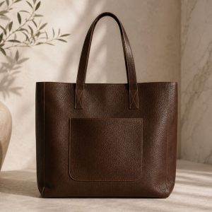 leather shopper Genuine leather tote bag