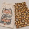 Proudly Akkedis Retro flower and vintange print shorts Unisex