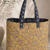 Akkedis Retro Floral Tote Bag