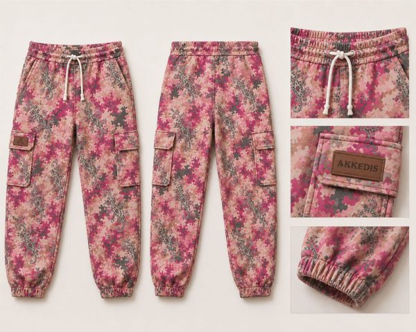 Akkedis Pink Camo Jogger Pants